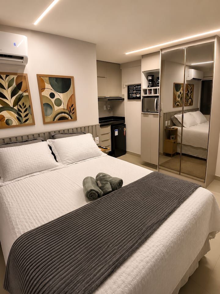Flat Novo, Pé Na Areia, Com Piscina/vista Pro Mar - Pernambuco