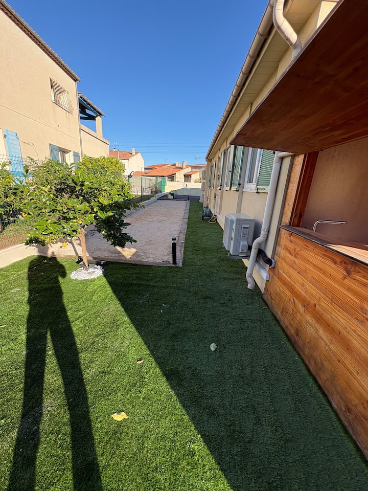 Villa 83m2 Climatisée Piscine, Terrain De Pétanque - La Crau