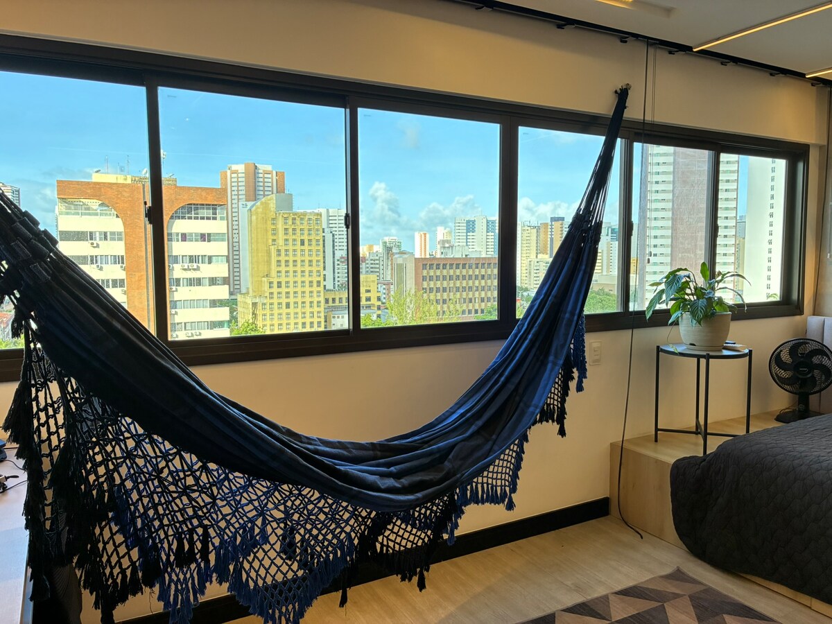 Foto do anúncio de Flat Completo & Confortável na Aldeota - Smart 903 em Aldeota, Fortaleza