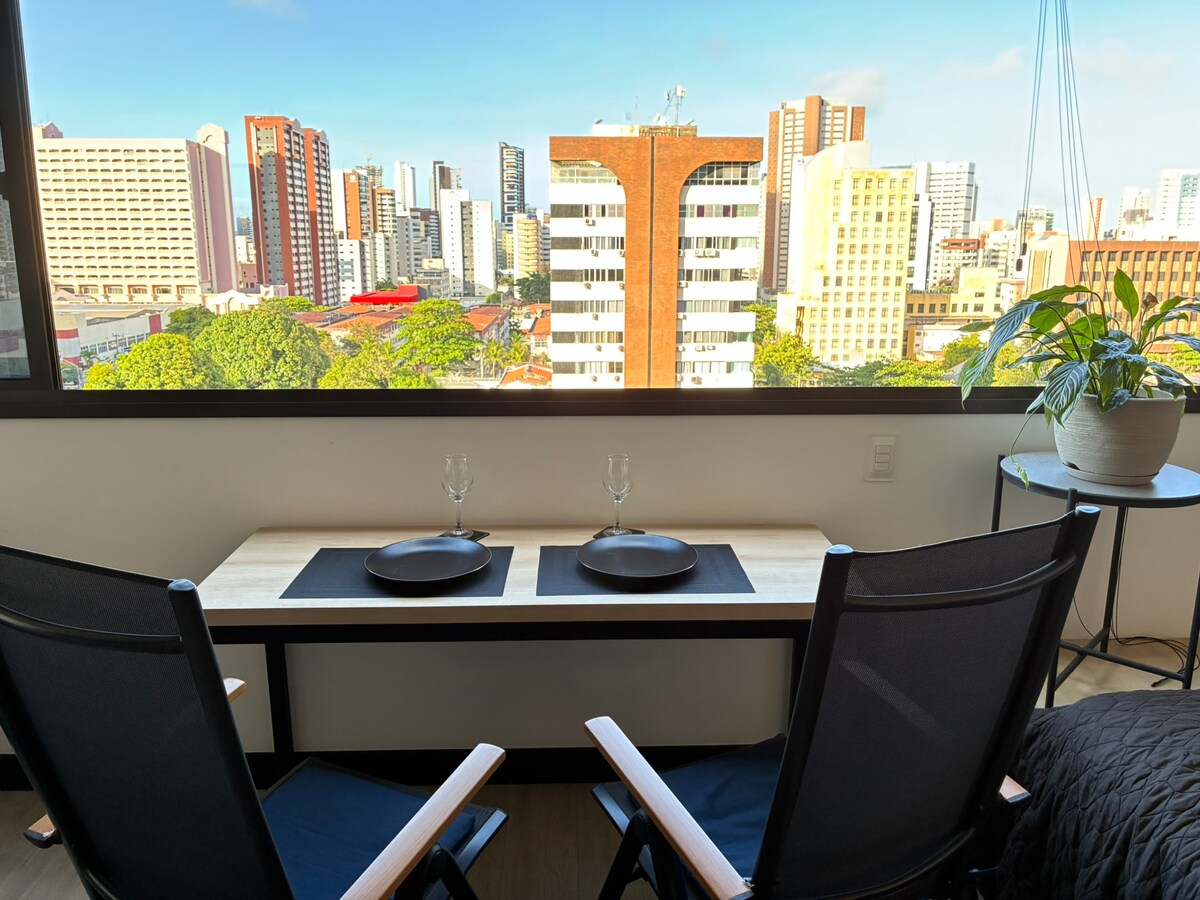 Foto do anúncio de Flat Completo & Confortável na Aldeota - Smart 903 em Aldeota, Fortaleza