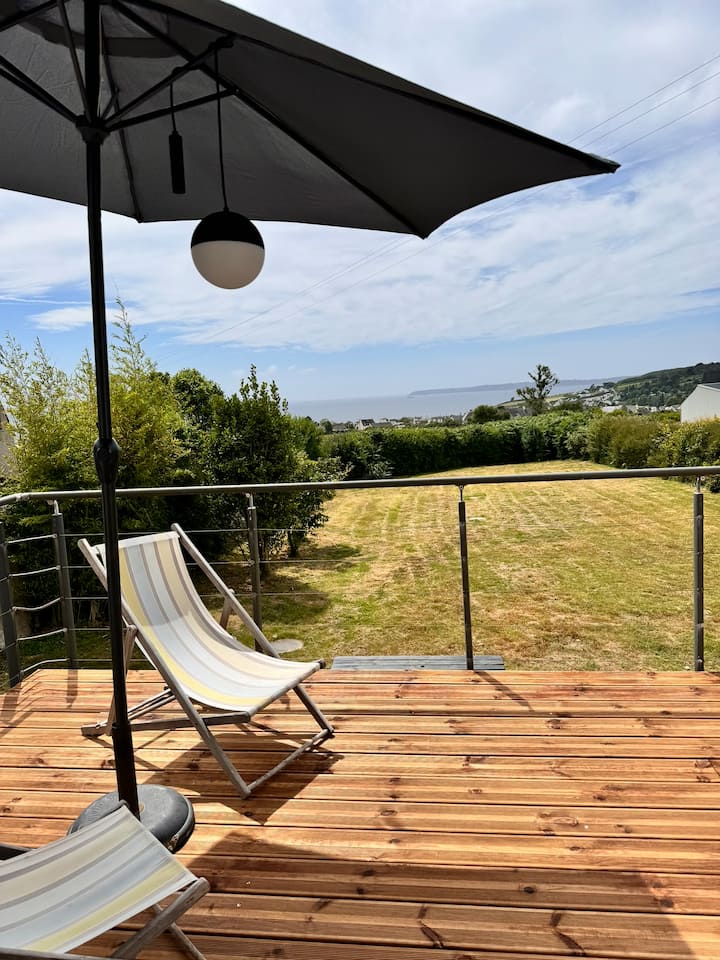 Maison Vue Mer Avec Jacuzzi Presquile De Crozon - Telgruc-sur-Mer