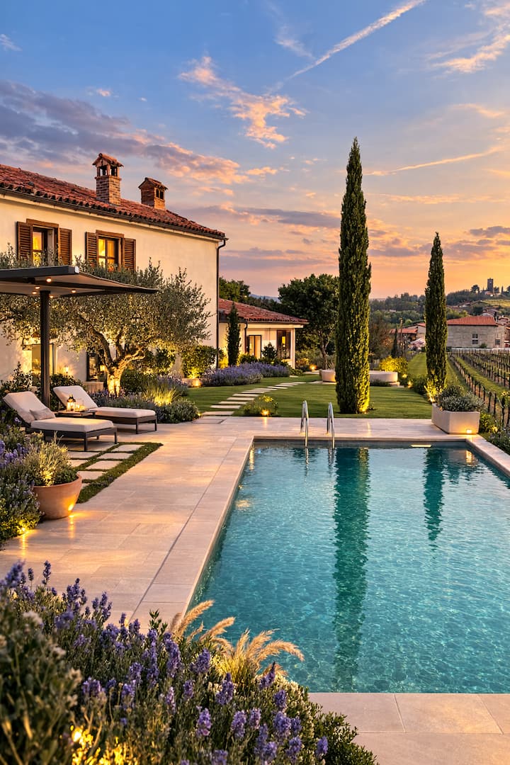 Luxurious 6 Bedroom Vineyard Villa With Pool - Gorizia