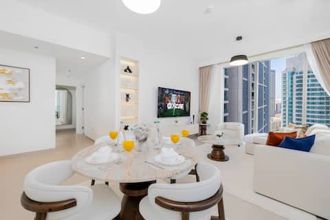 Top performing Airbnb: Burj Khalifa & Fountain View | 2BR| Opera District in Dubai