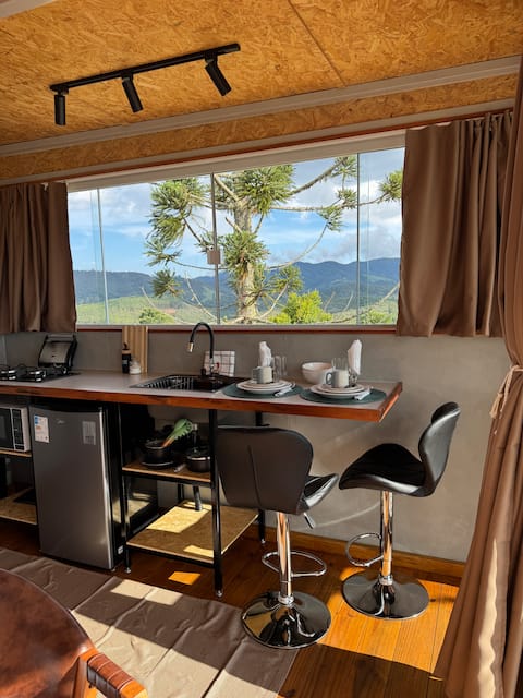 Top Airbnb: Teixeira Cabin - Saíra em Cunha