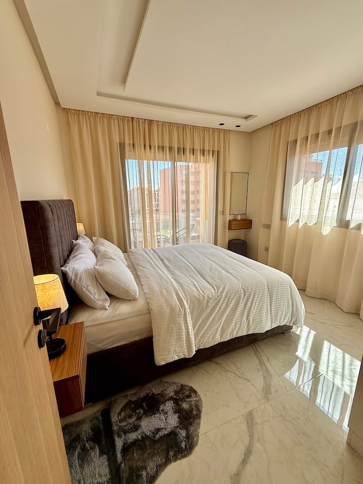 Suite 2 Chambres à Lhivernage | Piscine & Parking - Marakesz