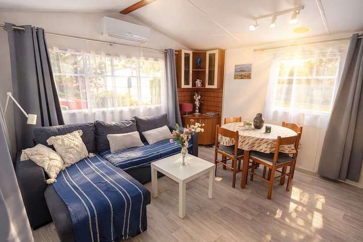 Bungalow Camping 4* Hyères - Plage - Vélos - Clim - Presqu'île de Giens