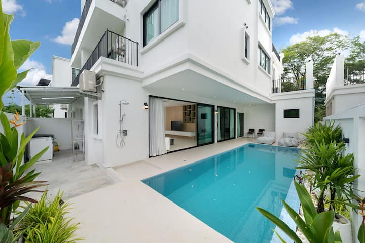 Villas With Rooftop Near My Front Yard - Phuket