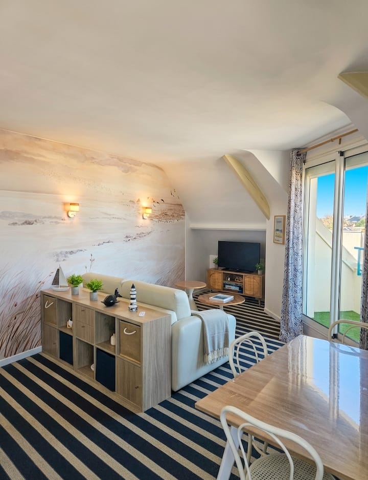 Belle ​Vue Mer & Moment Cosy à Riva Bella - Hermanville-sur-Mer