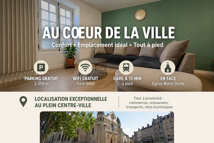 Maison En Face Du Marche Notre-dame - Poitiers