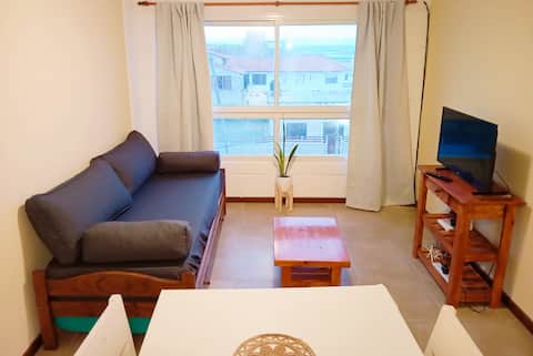 Successful Airbnb property: Oceanfront apartment. With garage and pool in Santa Clara Del Mar