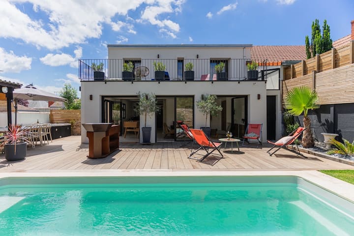 La Villa 1950 - Piscine Chauffée Et Jacuzzi - Mer - La Rochelle
