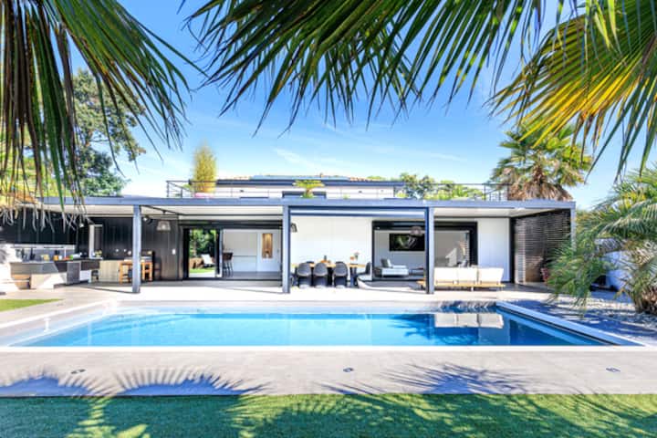 Villa à 400 M De La Plage, Piscine Chauffée. - Labenne