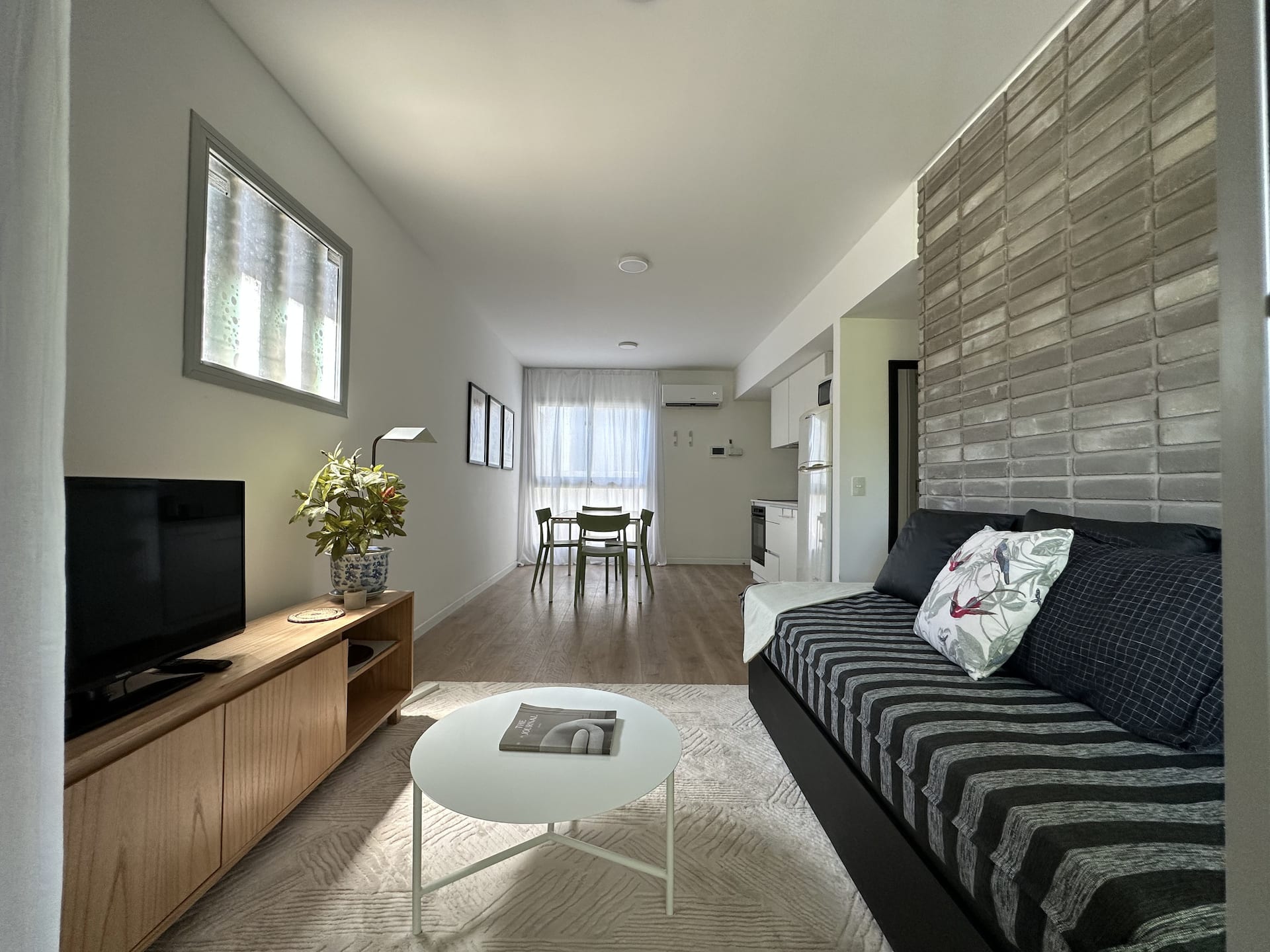 Apartamento novo em Belgrano com varanda e área de churrasco