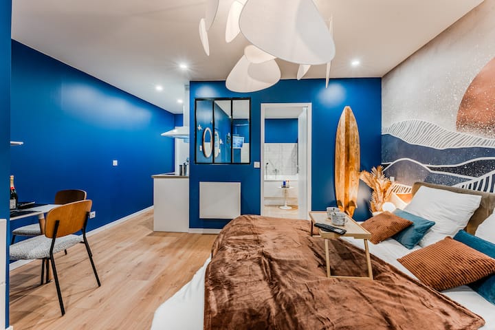L'écrin Bleu, Spa Double & Sauna Privé, Victoire - Bordeaux