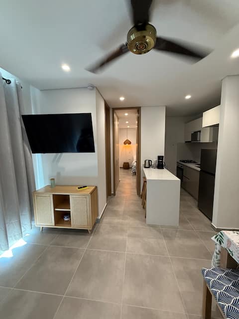Top Airbnb: New apartment 1 block from the sea and rooftop pool in Santa Marta