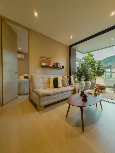 Top performing Airbnb: Poblado Luxury Terrace Amazing View + Wellness in Medellín