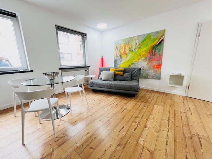 Luxury Baltic Boutique Kingsize Apartment Balcony - Heikendorf