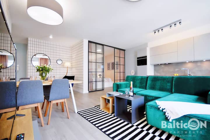 3-room Apartment-indoor & Outdoor Pool, Sauna, Gym - Kołobrzeg