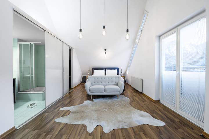 Spacious Loft Apartment With 6 M Ceiling - Bad Gastein