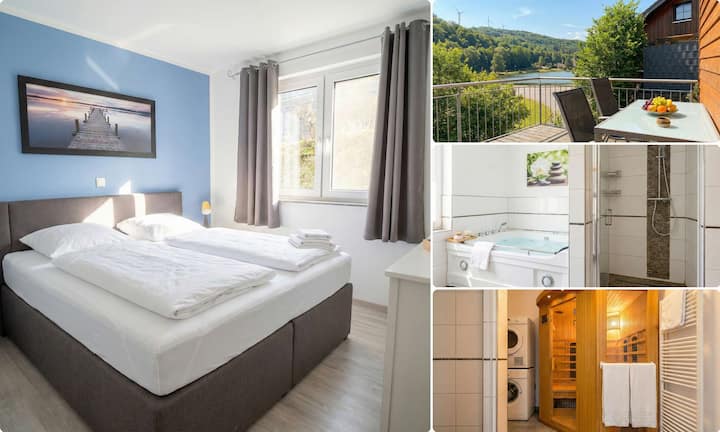 Apartment Am Waldsee | Sauna, Whirlpool & Balkon - Mendig