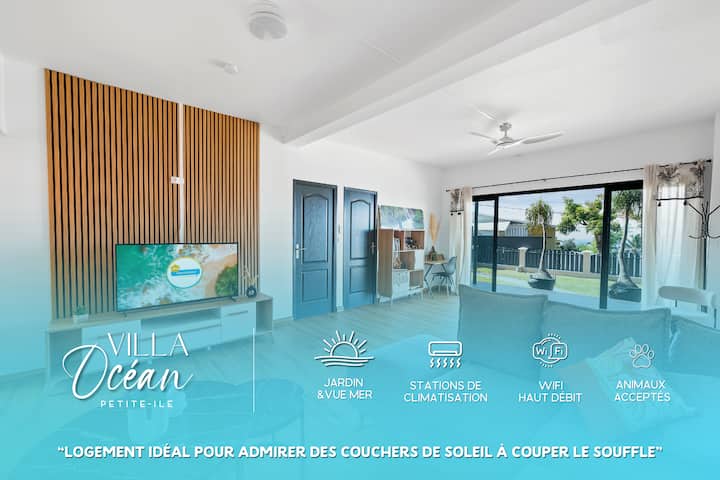 Villa · Vue Mer · Terrasse · Clim · Wifi · Parking - Saint-Pierre