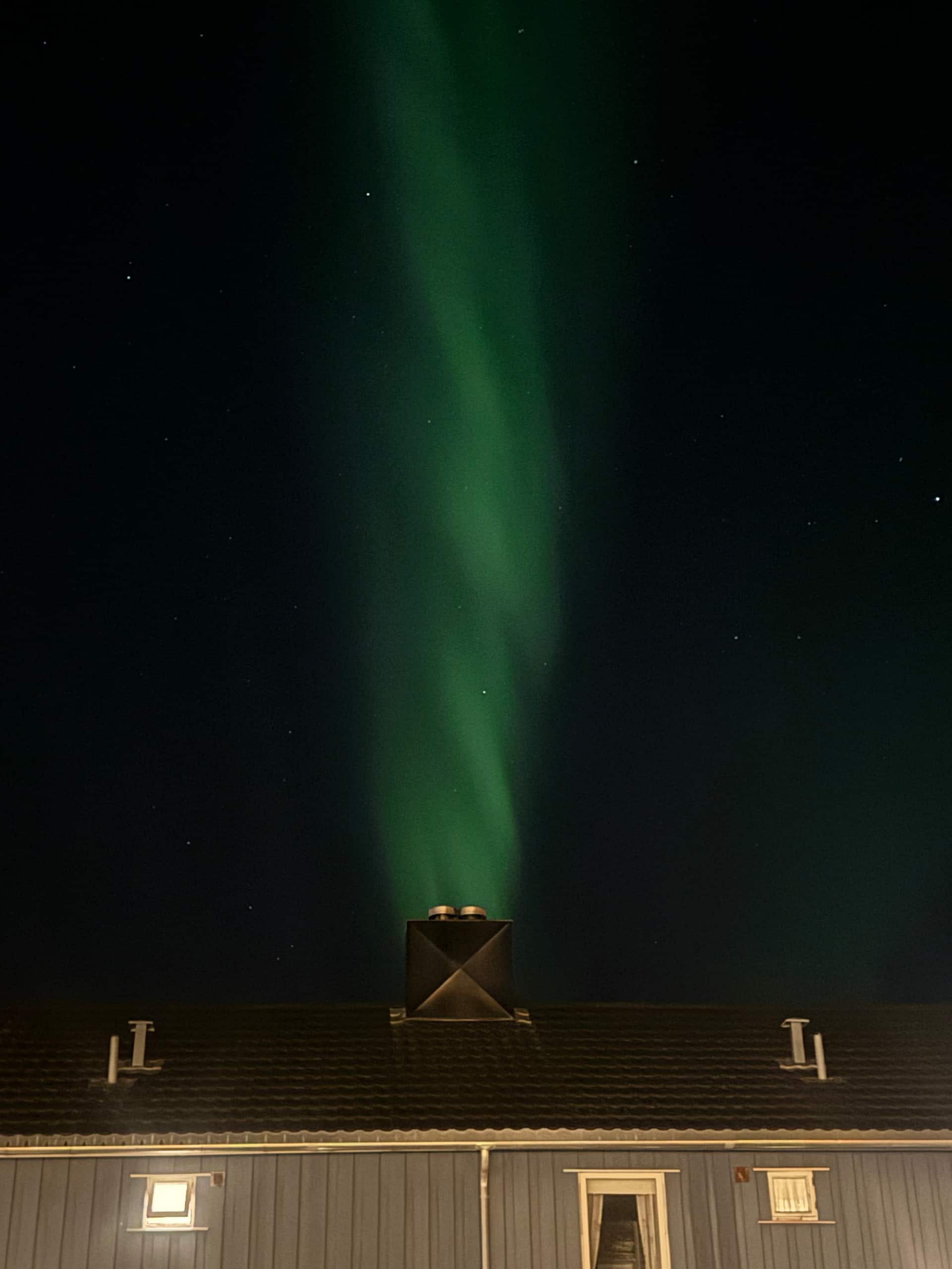 Northern Lights in the central of Bodø