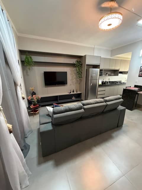 Imóvel de sucesso: Complete apartment, close to Hospital do Amor em Barretos
