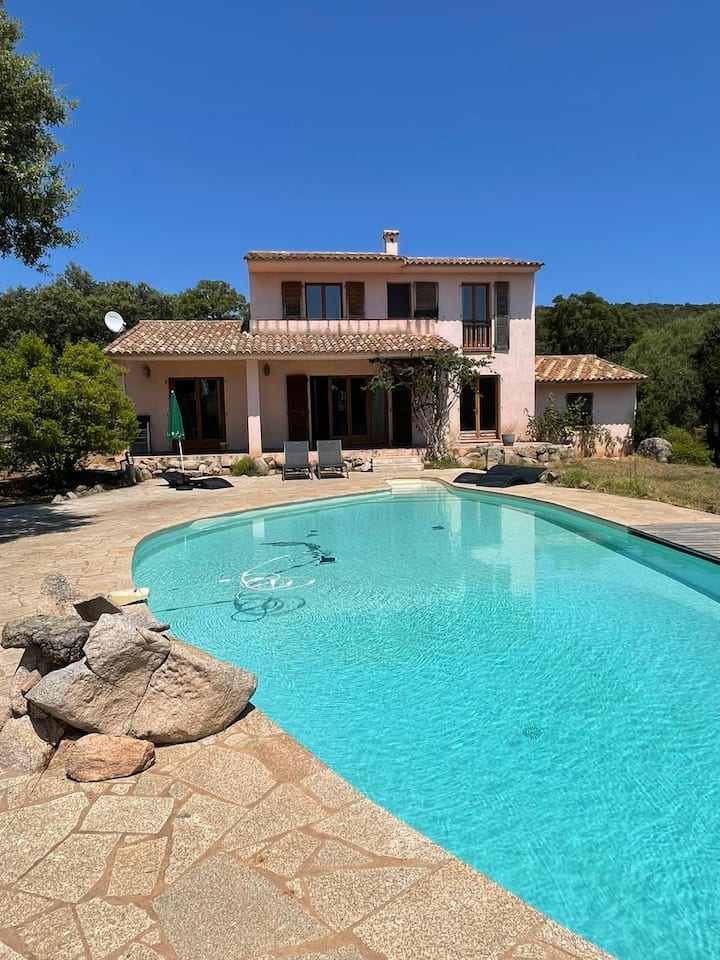Charmante Maison Avec Piscine, Proche Plage - Corsica