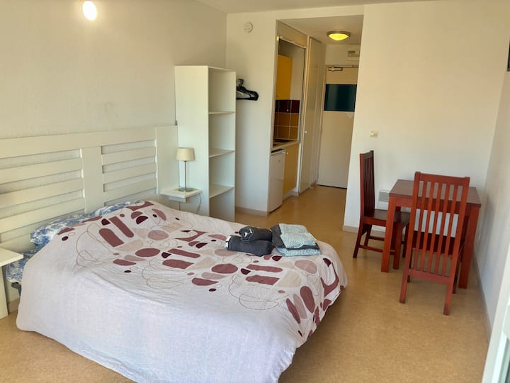 Studio 2 Pers. Cour Intérieure Calme, Piscine - Agde