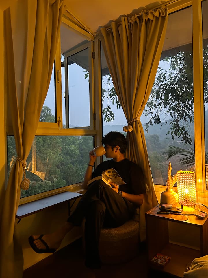 Cozy Boutique Studio | North Goa| Hill View | Pool - Goa