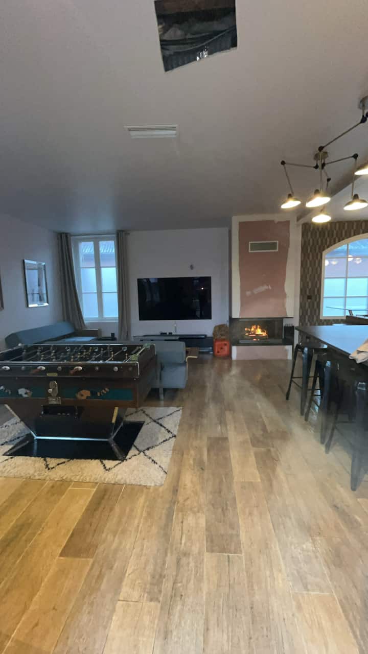 Grand Appartement Sur Jardin Avec Cheminée - Villers-Cotterêts
