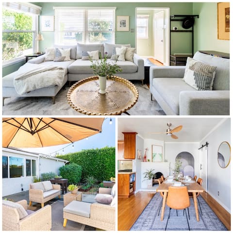 Beautiful Home + Guesthouse with Lush Yard & BBQ