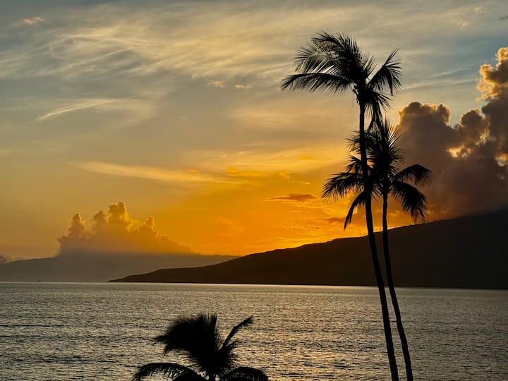 Oceanfront Artist's Condo* Panoramic Maui Sunsets - キヘイ, HI