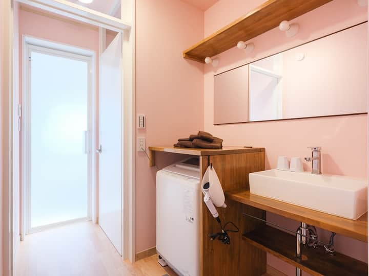 トイレと洗濯機と洗面スペース