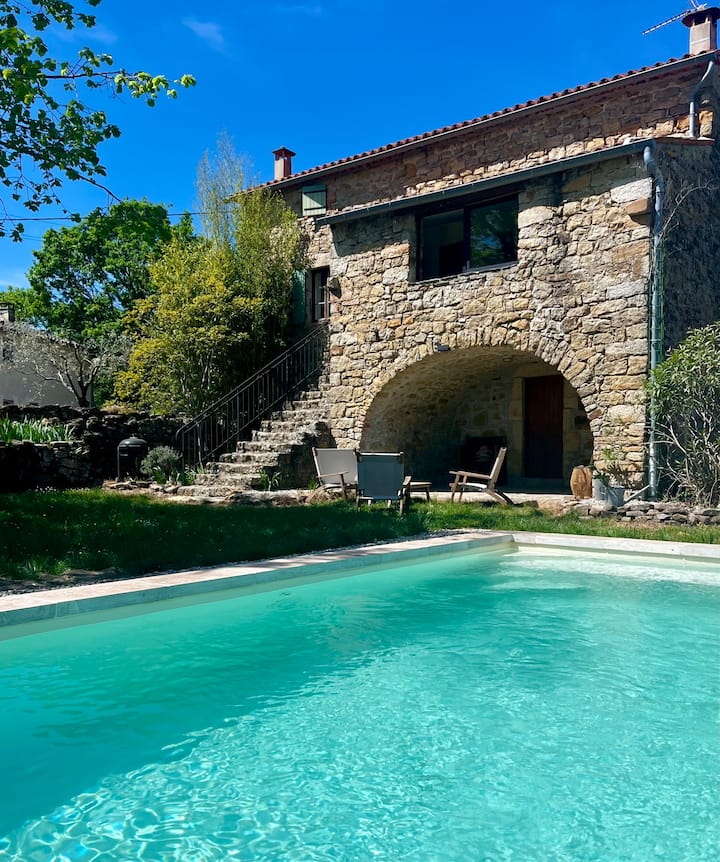 ÉVasion Ardéchoise : Maison En Pierre Et Piscine - Les Vans