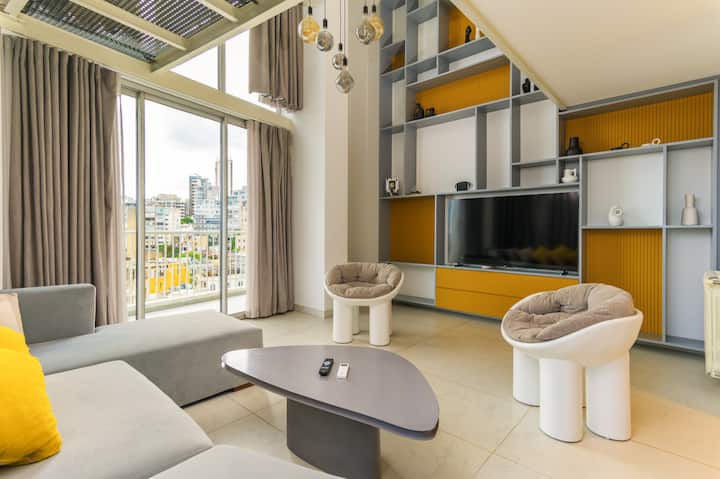 Retro 6e, 2-br Loft In Gemmayze - Lebanon