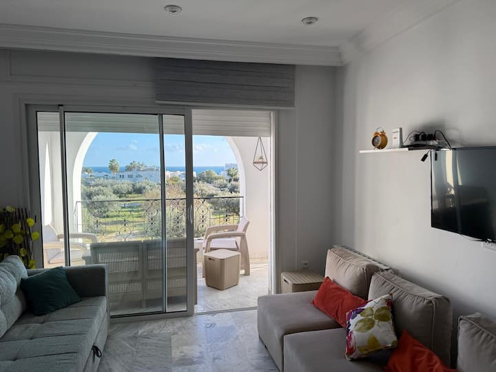 Hammamet Nord Vue Mer, Piscine, Plage 4 Mn, Balcon - Hammamet