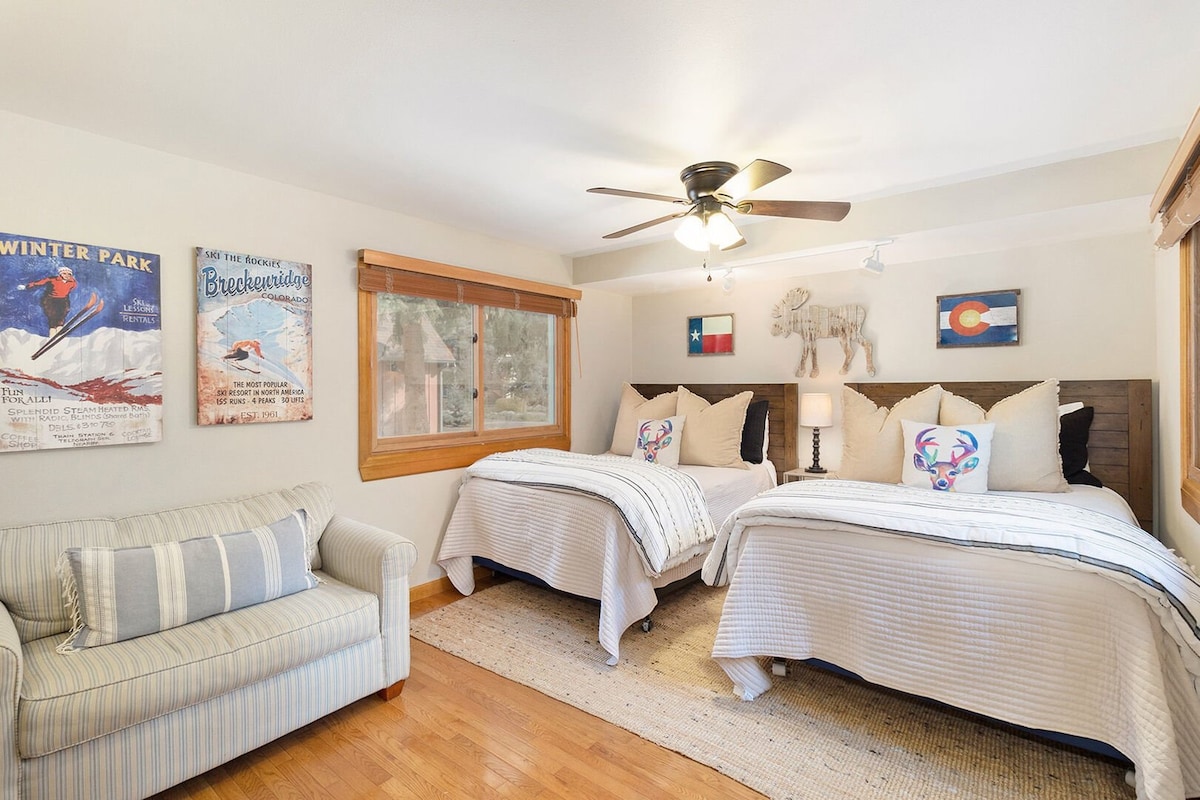 厨房外的卧室非常适合儿童或房客入住