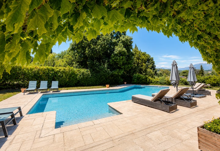 Walk To Valbonne Village-private Pool-sleeps 10 - Valbonne