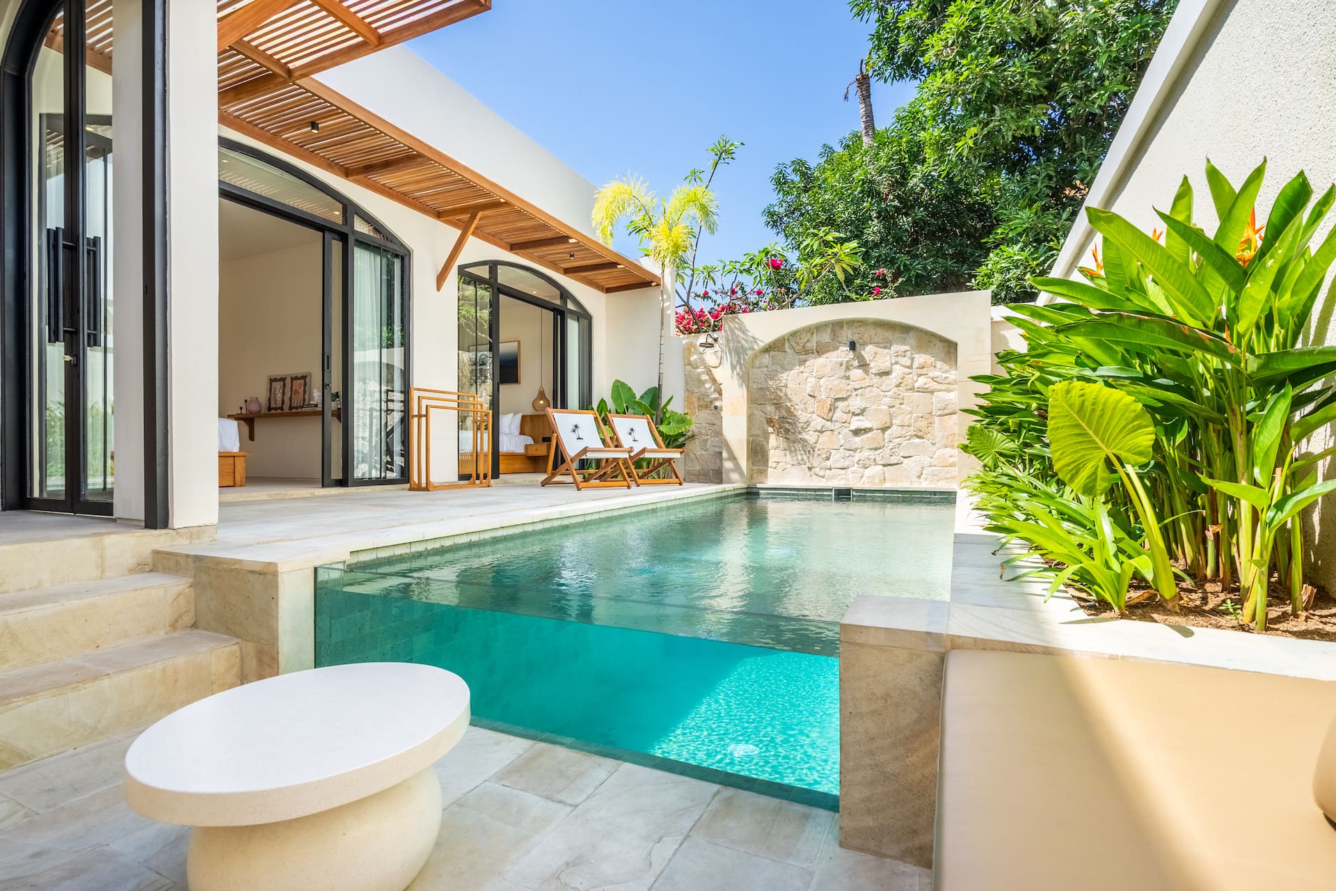Mediterranean Beachwalk Charm 2 Bedroom Private Villa in Kuta 2