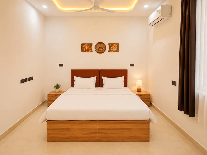 Stylish Studio | Kitchen, Ac, Private | Central - 우다이푸르