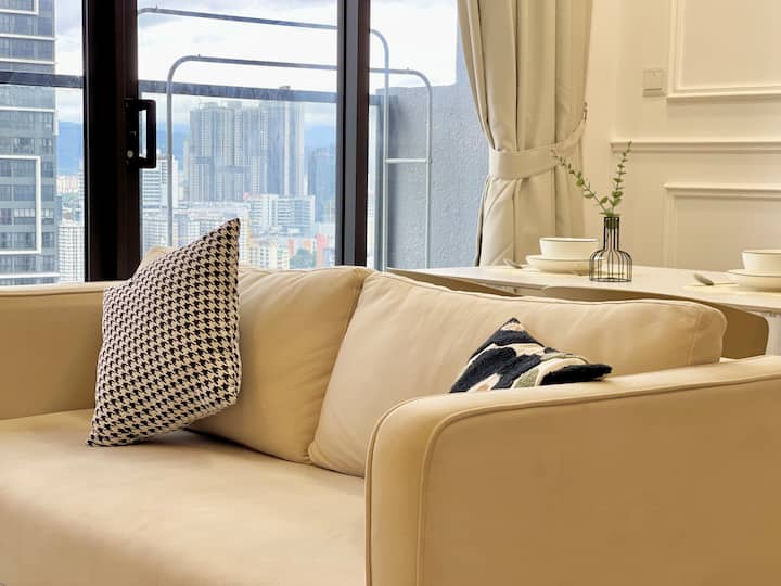 Trion 1br City View | 4 Pax 2 Parking | Near Klcc - Kuala Lumpur