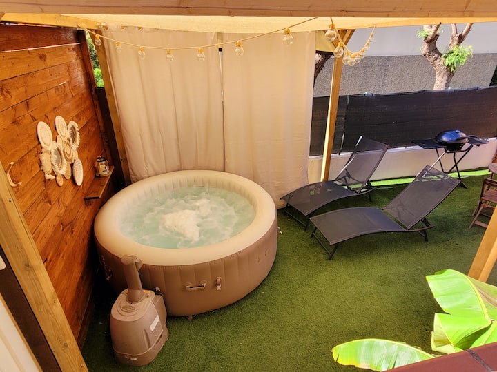 Studio Au Calme Avec Jardin Privatif Et Spa - Toulon
