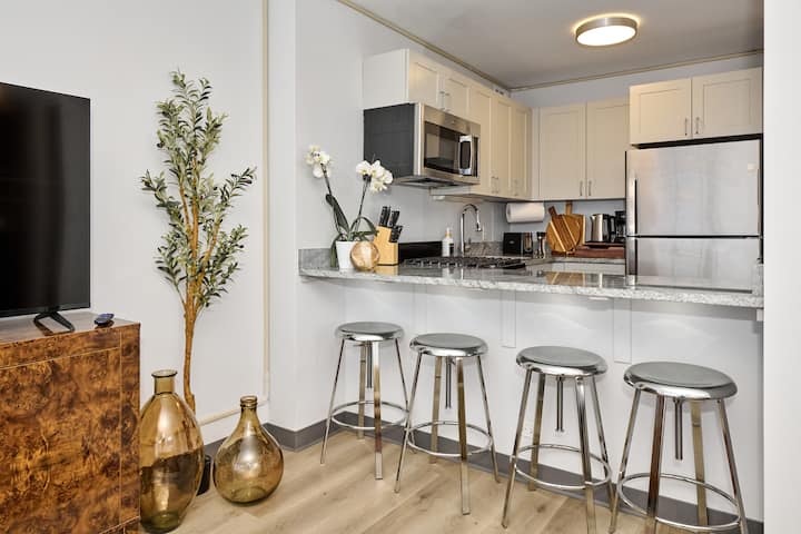 Modern Studio Near Mccormick | Gym & Rooftop - University of Chicago, Chicago