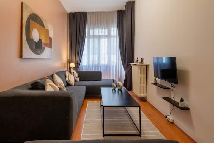 Appartement 2ch Moderne Proche De La Vie Nocturne - Istanbul