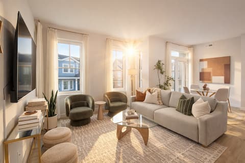 Popular Airbnb listing: Brand New Condo with Rooftop Steps to T & Boston in Charlestown