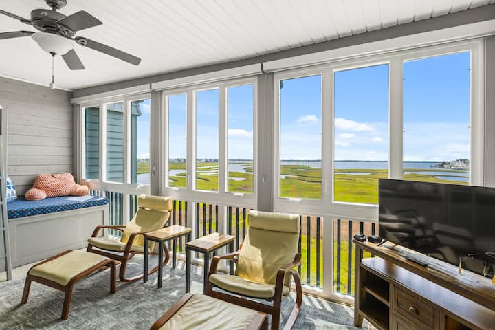 Stunning Bayside Condo W/ Sunsets | Steps To Beach - 芬威克島