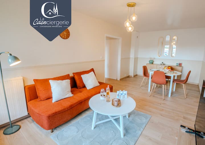 L'auguste - Cosy - Parking | By La Caenciergerie - Caen