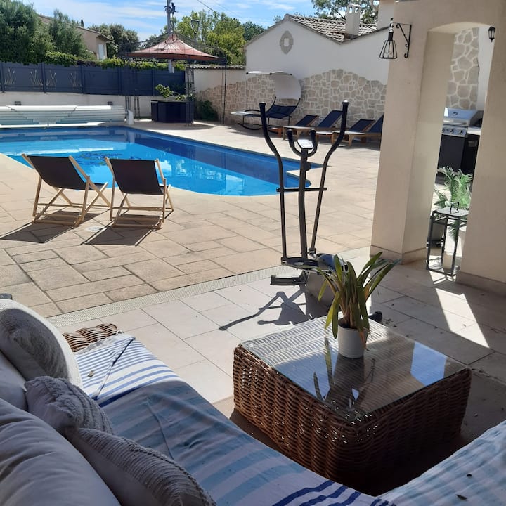 Villa 12 Personnes, Piscine 10*8, Sous Le Soleil - Le Luc