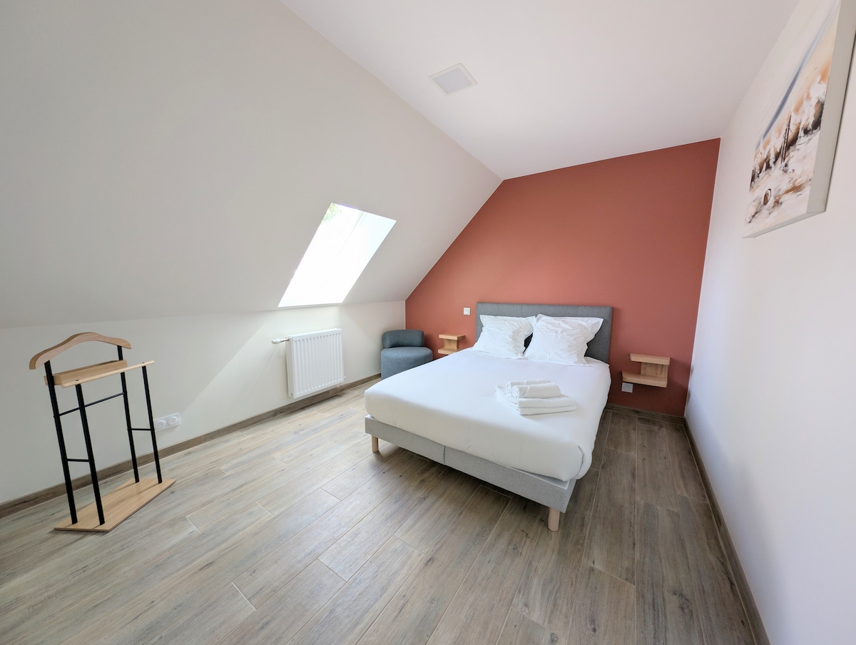 Chambre 4 - Appartement Houat - Draps et serviettes disponibles à la location